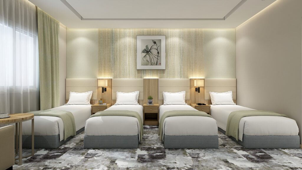 Luxurious and expansive 4 bedroom suite for large families and groups ​Title: 4 Bedroom Suite